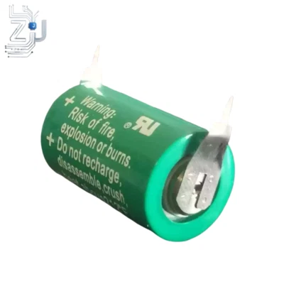 Batería de control industrial CR-1/2AA VARTA 3V PLC con 2 pies de soldadura 1 pieza 950 mAh Foto 1 de 4