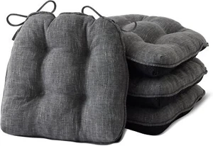 Chair Cushions for Dining Chairs Set of 4, Kitchen Chair Cushions, Chair Pads wi - Picture 1 of 4