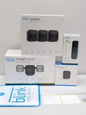 Sistema de cámara de seguridad para toda la casa Blink con video timbre reflector paquete 7 Foto 1 de 4