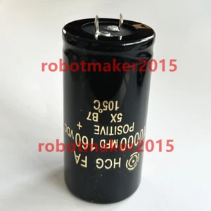 10000uF 10000 MFD 160V 160VDC filtro de audio condensador electrolítico de aluminio - Imagen 1 de 4