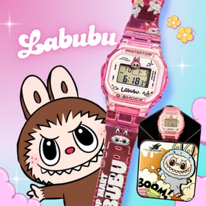 DW-5600 Labu Bu The Monsters Lindo Reloj G Shock Diseño Personalizado Reloj Pulsera - Imagen 1 de 14