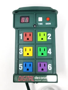 Digital Decorating Instant Light Show WL-D 19 Pre-Programmed Lights NO STAKE - Picture 1 of 5