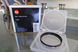 Leica E46 UVa Filter - Black 13004 GERMANY 46mm Mint - Picture 1 of 7