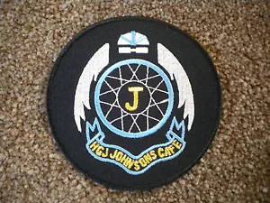 HGJ JOHNSON CAFE 75mm EMBROIDERED PATCH - Foto 1 di 1