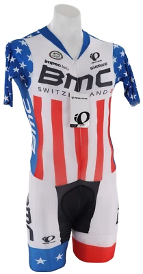 Pearl Izumi BMC Pro Cycling Team USA Champ Short Slv Mach 5 Speedsuit Men MEDIUM - Image 1 of 4
