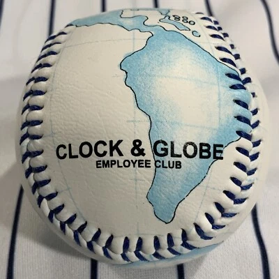 St. Paul Saints Clock & Globe Employee Club SGA Baseball Ball Souvenir Promo - Image 1 of 4