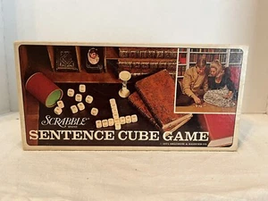 Scrabble Sentence Cube Game Word Combination 1971 Letter Word Dice Game - Picture 1 of 10