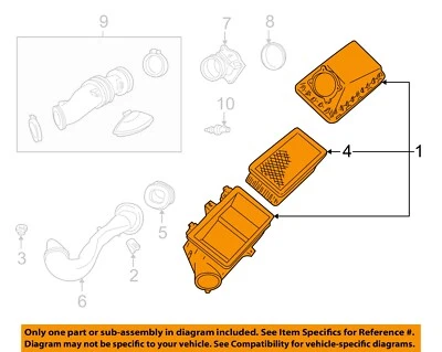 Conjunto de filtro de aire usado se adapta a: Lincoln LS 2001 grado A Foto 1 de 3