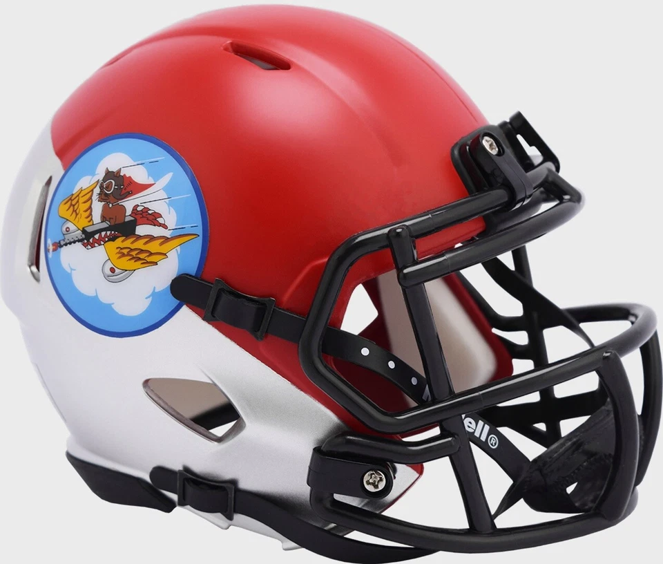 Air Force Falcons Tuskegee 301st Limited Edition NCAA Mini Speed Football Helmet - Image 1 of 1