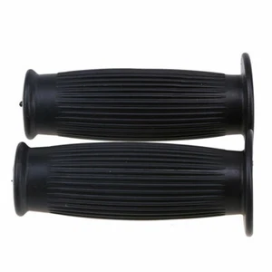 2x Handle Bar Grips Plug Vintage Motorcycle Handlebar Hand Bar Fit For Yamaha - Picture 1 of 9