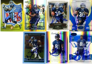 Nate Burleson 2006 Topps Chrome Blue 13/50 SIGNED Seahawks Card - Picture 1 of 1