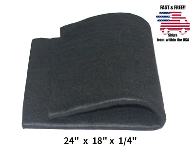 BSTFLEX 18" x 24" × 1/4" High Temp Carbon Fiber Welding Protective Blanket Heat Shield
