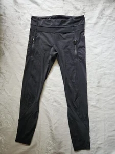 Lululemon Women's Leggings Size 6 Black Yoga Pants Active Wear - Picture 1 of 11