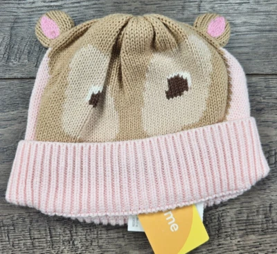 Bebé Niña Nuevo Gymboree 6-12 Meses Rosa Bosque Amigos Sombrero Cubo Foto 1 de 2