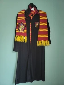 HOGWARTS HARRY POTTER GRYFFINDOR SCARF ROBE TIE HALOWEEN COSTUME DRESS UP 1 SIZE - Picture 1 of 24