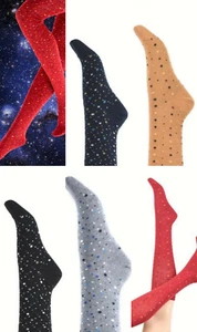 72805 Crönert Medias de Mujer Medias Tejidas Estrellas En 5 Colores 38-46 - Picture 1 of 9