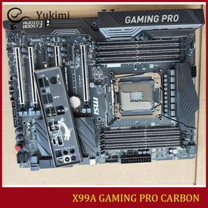 FOR MSI X99A GAMING PRO CARBON LGA2011-3 DDR4*8 128GB ATX Motherboard Test OK - Picture 1 of 7