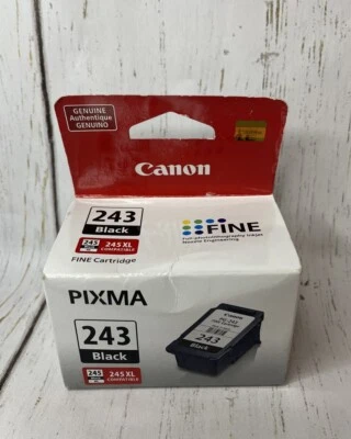 Canon Pixma 243 Black FINE Ink Cartridge New Sealed - Image 1 of 4
