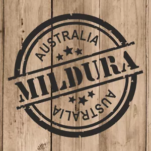 Mildura Adhesivo Vinilo 10 cm/4" Calcomanía Sello Mildura Australia Coche Laptop Tablet - Imagen 1 de 4