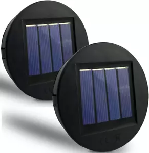 Replacement Solar Light Parts, 2 Pack Solar Lights Replacement Top, 8 Lumens Sol - Picture 1 of 12