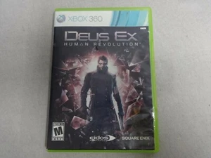 Deus Ex Human Revolution Microsoft Xbox 360 Game & Case No Manual Free Ship - Picture 1 of 3