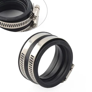 Rubber Carburetor Boot Flange W/Clamps for Can-Am Bombardier Ds 650 2000-2007 - Picture 1 of 10