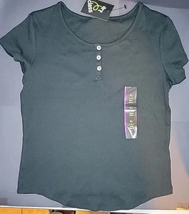 ART Class Black Short Sleeve Crop Top Girls XL(14) NWT - Picture 1 of 3