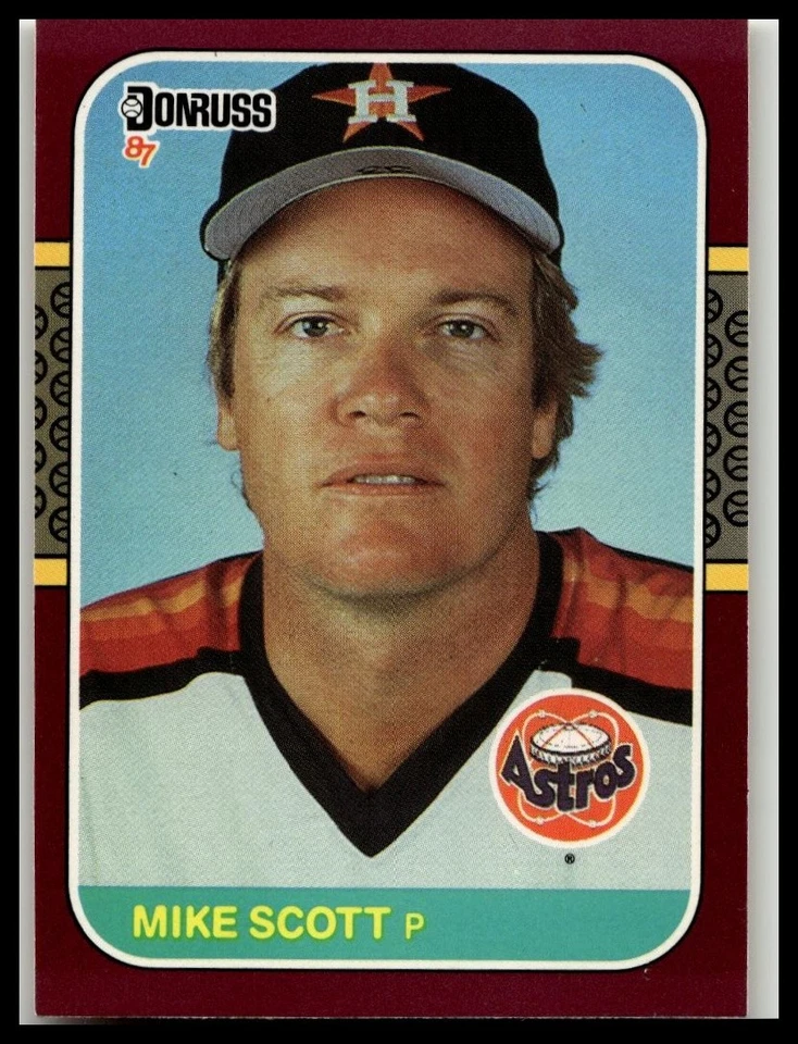 Mike Scott 1987 Donruss Opening Day Baseball Houston Astros - Image 1 of 2