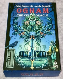 Ogham The Celtic Oracle Book & Cards by Peter Pracownik Andy Baggot AGM Complete - Picture 1 of 8