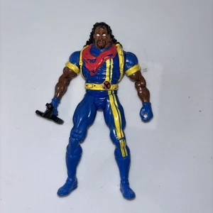 1993 Toy Biz X-Men Uncanny Bishop 5" Modellino Vintage Quick-Draw Funzionante - Foto 1 di 3
