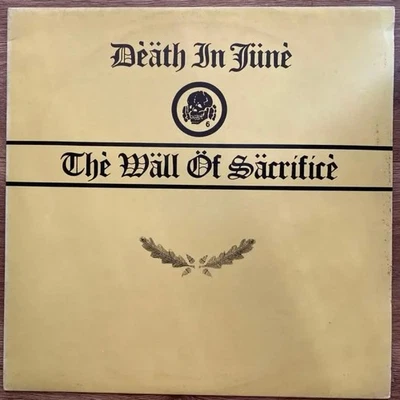 Death In June The Wall of Sacrifice LP 1991 Reissue Used with minor scratches - Image 1 of 4