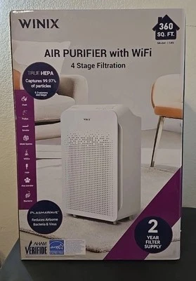 Winix True HEPA 4 Stage Air Purifier with Wi-Fi New In Box - Image 1 of 4
