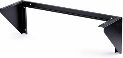 StarTech.com 3U 19" Wall Mount Vertical Rack Bracket, 3U, Black  - Image 1 of 4