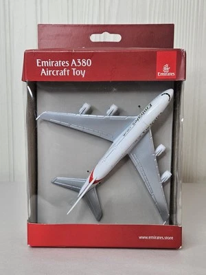 Official Emirates Airbus A380 Aircraft Diecast Airplane Toy 6" Wingspan Daron  - Image 1 of 4