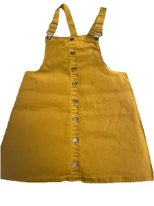205 Collins Overalls Skirt Size Large Yellow Lightweight Comfortable Versatile - Picture 1 of 8