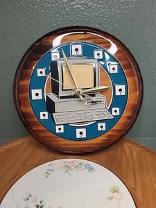 Ultra Rare Early 1980’s IBM Computer Floppy Disk Promotional Clock- Works - Picture 1 of 5