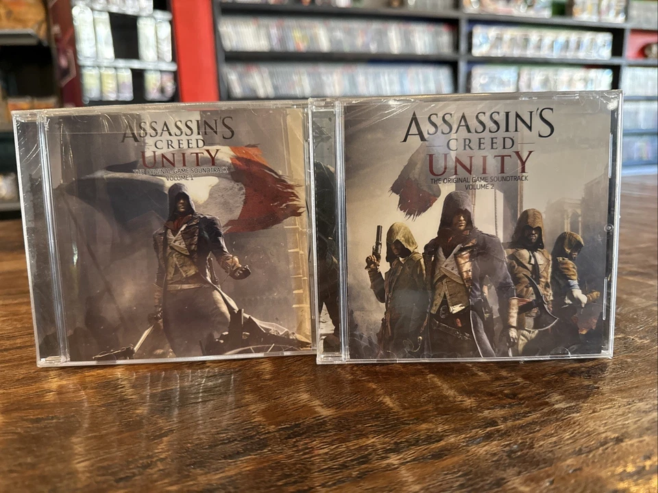 Assassin's Creed Unity Vol. 1 & Vol. 2 Video Game Soundtracks CD NEW 2014 OOP - Image 1 of 4