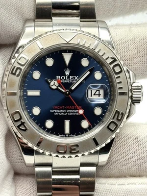 Rolex Yachtmaster 40mm Blue Dial Stainless Steel Bracelet 126622 - Image 1 of 4