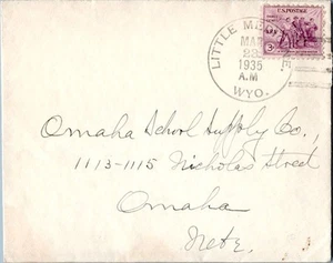 Wyoming Little Medicine 1935 4c-bar 1893-1944. - Imagen 1 de 1