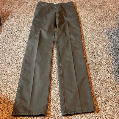 Lee Relaxed Straight Leg Olive Green Cotton Blend Women's Pants - Image 1 of 4