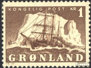 Dinamarca-Groenlandia 35 usado 1950 sellos - Imagen 1 de 1