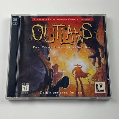Outlaws (PC, 1997) 2-Disc CD-ROM | Lucas Arts First-Person Shooter - Image 1 of 4