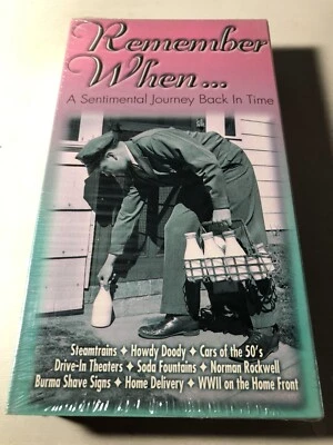 Remember When… A Sentimental Journey Back in Time (1995) VHS Documentary - Image 1 of 3