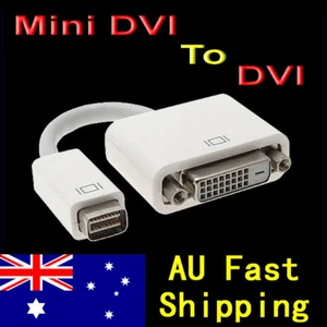Mini DVI to DVI Adapter Converter Cable for Apple iMac MacBook Mac Mini - Picture 1 of 5