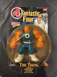The Thing Marvel Comics Fantastic Four 1996 Toy Biz d5 Damaged Packaging - Picture 1 of 7