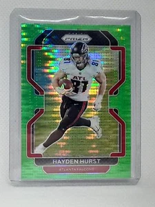 Hayden Hurst 2021 Prizm Football - Neon Green Pulsar #323 - Atlanta Falcons - Picture 1 of 2