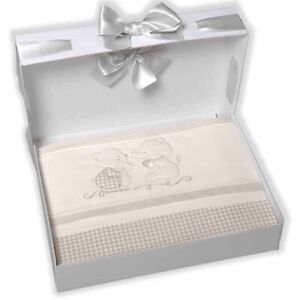 Anuncio nuevoJuego de cama de cuna de bebé en caja Prestige hecho en Italia oso y elefante