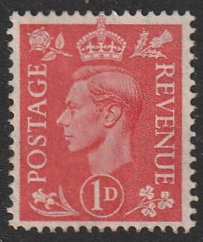 GB King George VI 1d 1941-42 SG 486 MM Cover