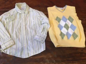 volume priced Gymboree EUC set of vest shirt 12-18 18-24 4 4T 12 18 24 - Picture 1 of 6