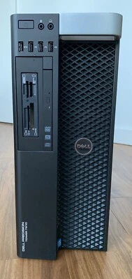 Dell Precision T7810 2x E5-2680v3 24 núcleos 48 hilos 64 GB RAM 240 GB SSD K4000 GPU Foto 1 de 4
